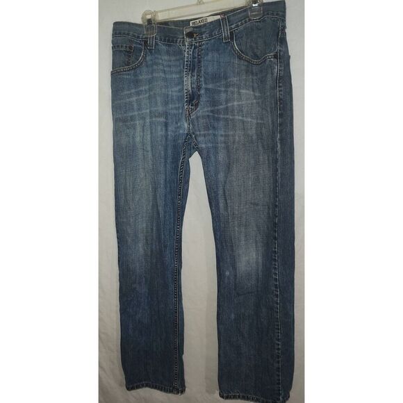 Levi's 559 Red Tag Relaxed Straight Fit jeans Medium wash 34 x 32 See descriptio - Picture 1 of 8